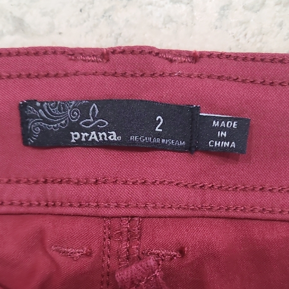 Prana Deep Red Pants - Picture 4 of 12